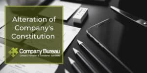 Change company constitution