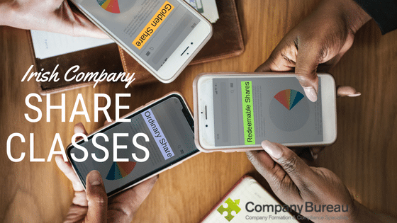 types of share classes for Irish company