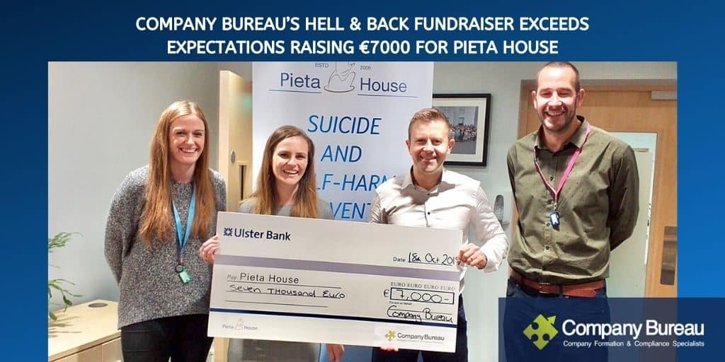 Company Bureau raise €7000 for Pieta House