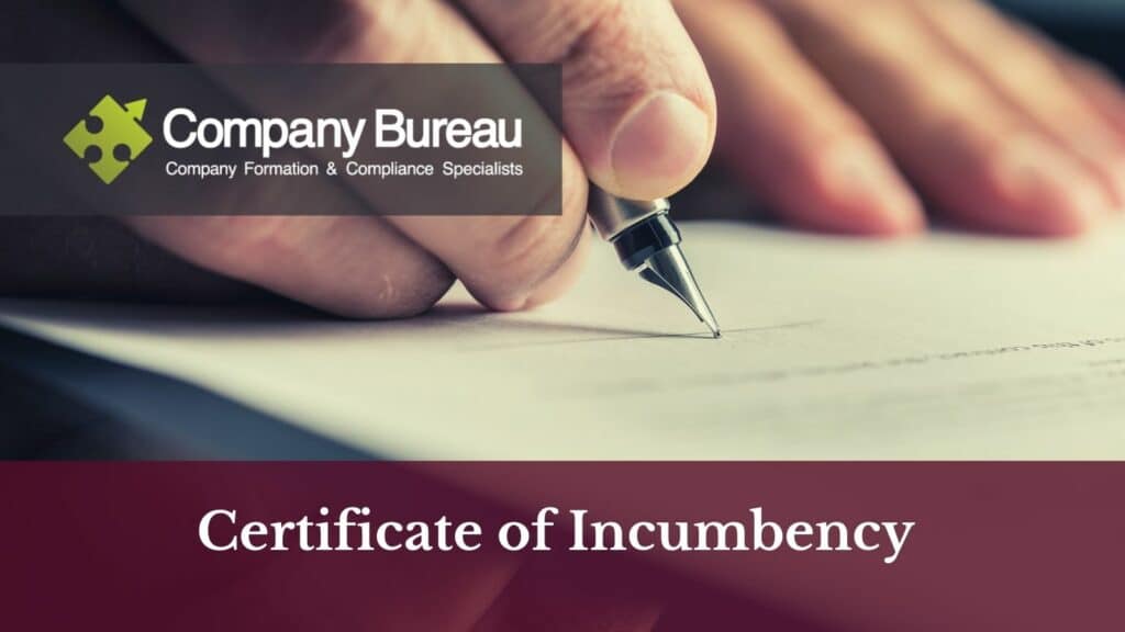 Certificate of Incumbency