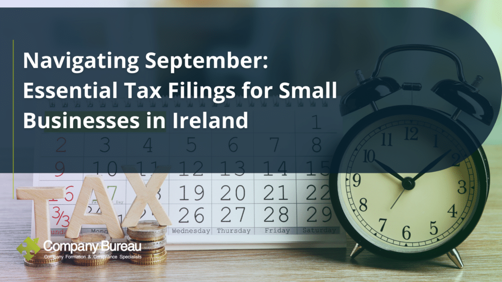 September 2023 Tax filings