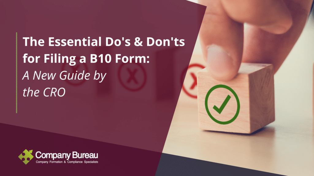 Filing a B10 Form